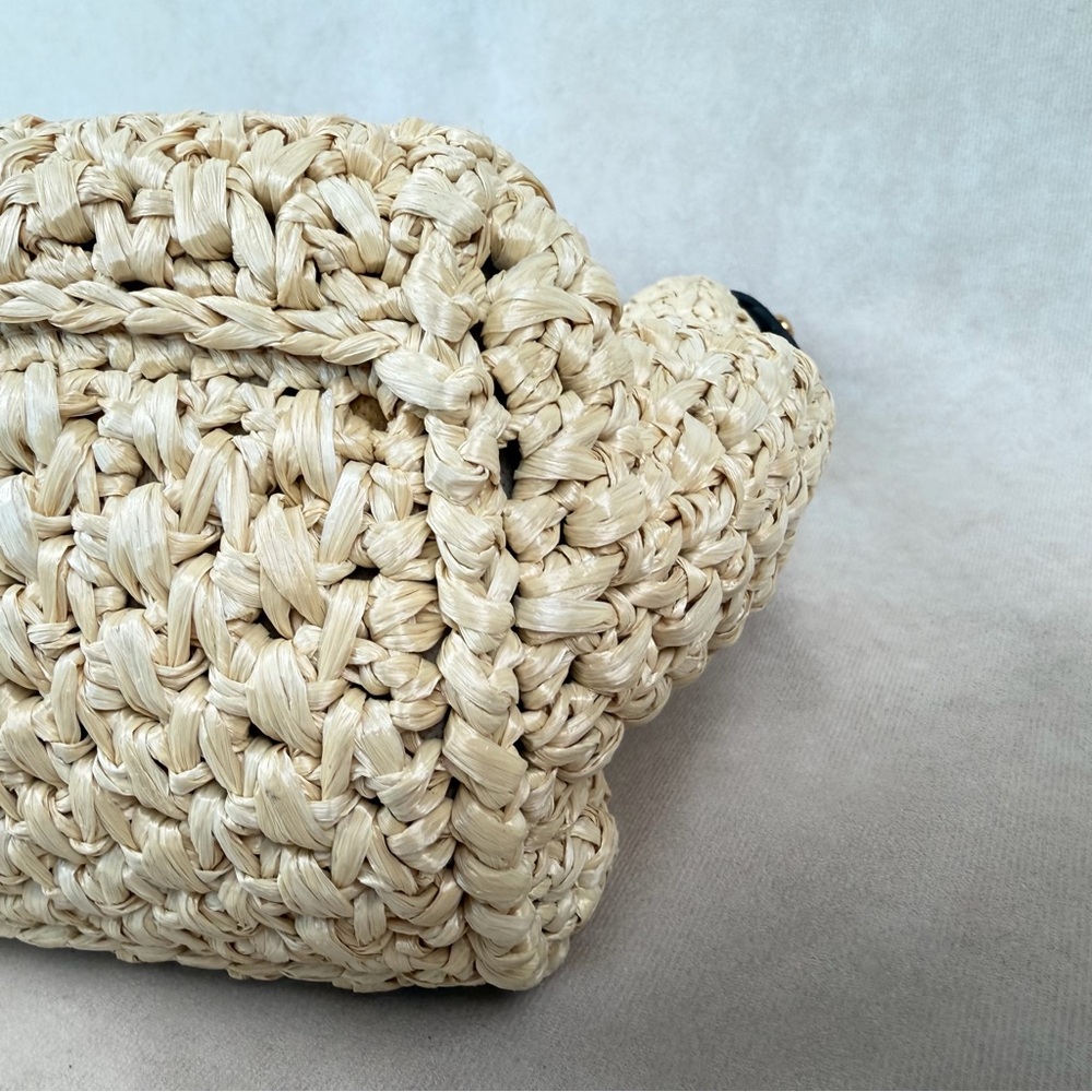 Fendi Peekaboo XL Python and Raffia Bag Rare - Picture 11 of 17